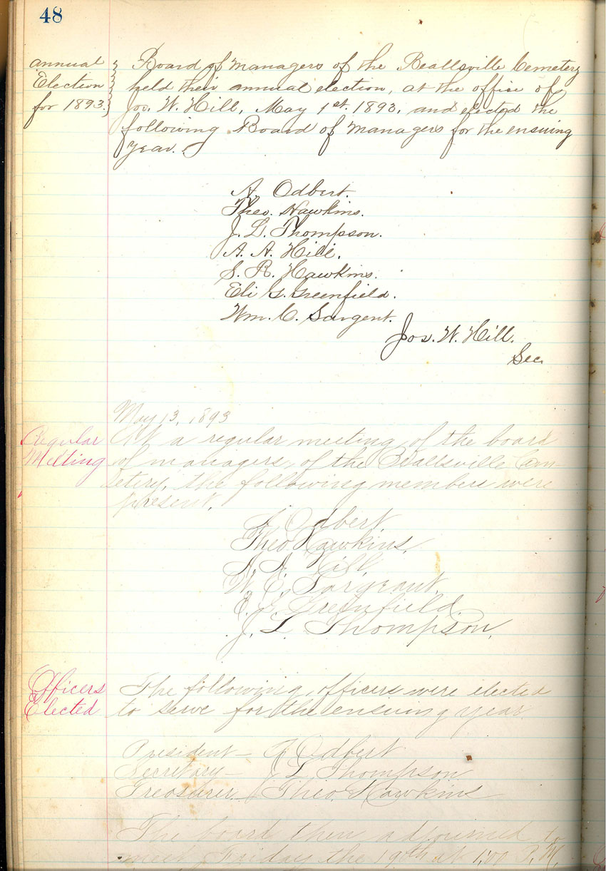 minute book